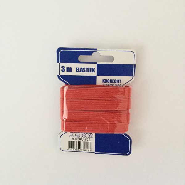 Gummiband - rot - 3 m