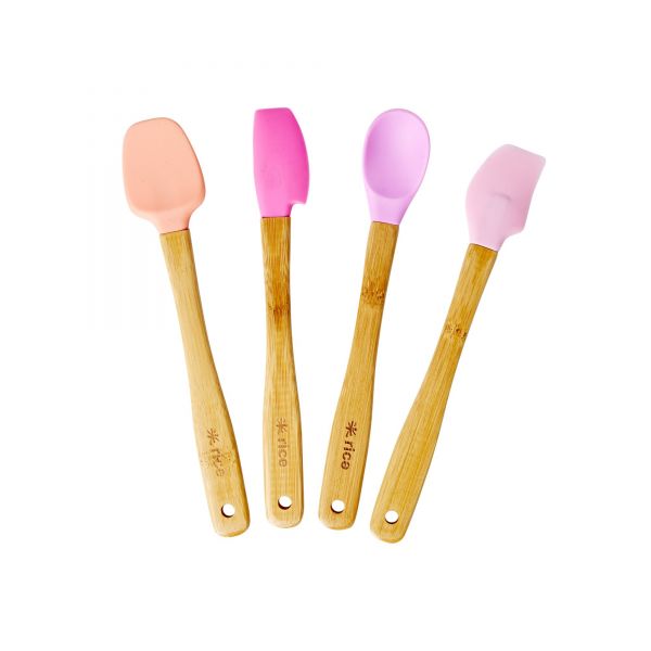 Teigschaber-Set in Pink von Rice