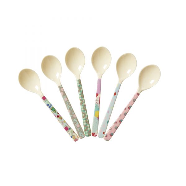 Melamin Latte-Löffel Set extraordinary colors von Rice