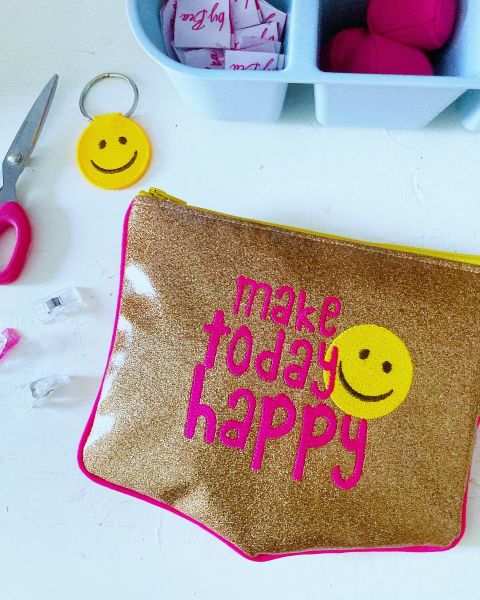 Etui "make today happy"