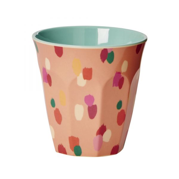Melamin Becher "Coral Dapper Dot" von Rice