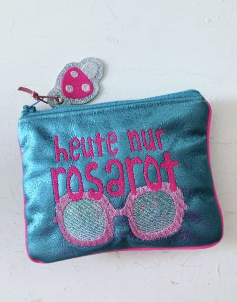 kleines Etui "rosa Brille"