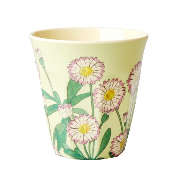 Melamin Becher Daisy-Print von Rice