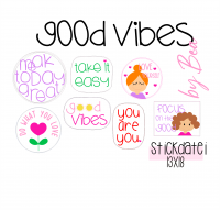 Stickdatei - good vibes Stickdatei - good vibes
