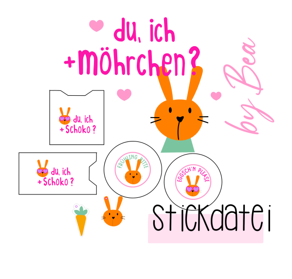 Stickdatei - du, ich + möhrchen ?