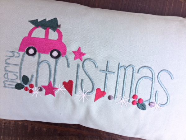 Kissen - Happy Holidays 35x50 cm