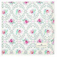 Stoffserviette Daisy pale grey von GreenGate