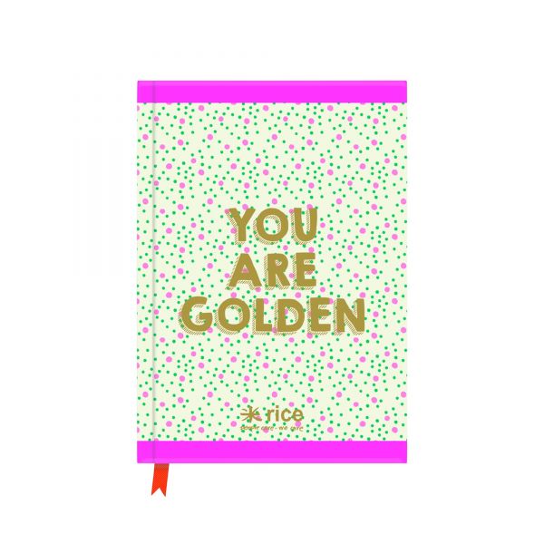 A5 Notizbuch You are Golden von Rice