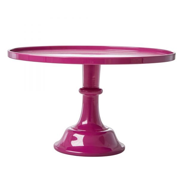 Melamin Cake Stand Large in Plum von Rice
