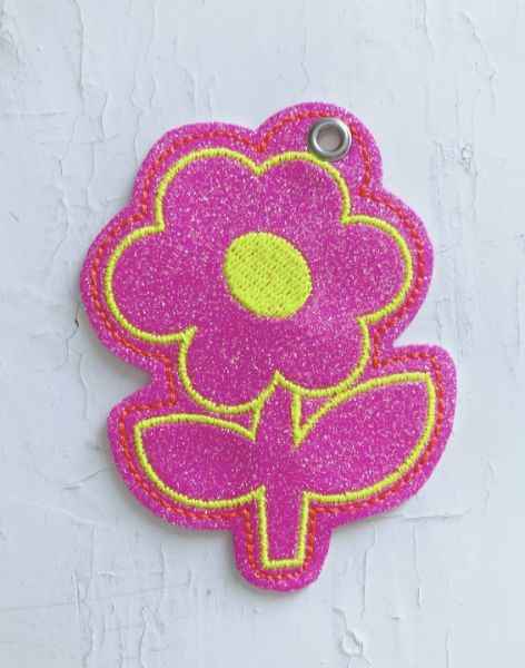 Anhänger "Neon-Soft" - Blume