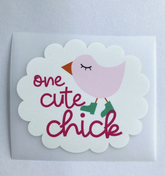 Bügelbild - "cute"