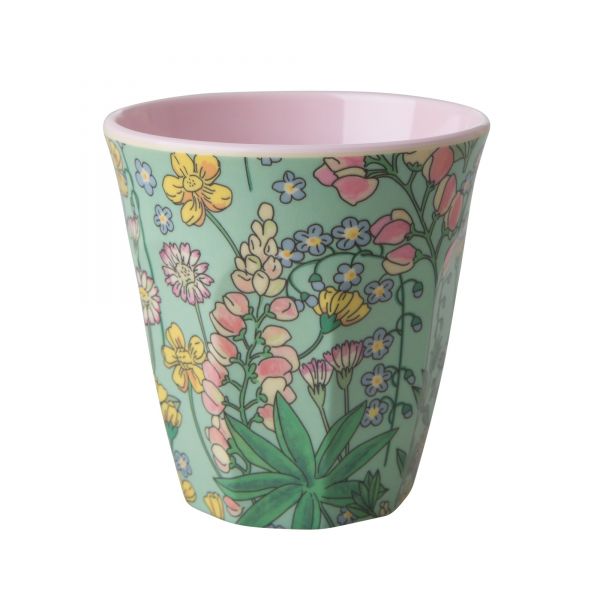 Melamin Becher Lupin-print von Rice