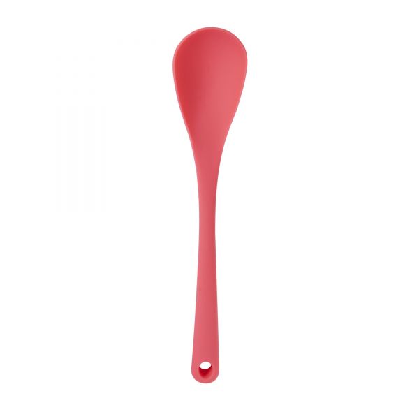 Kochlöffel aus Silicon in Ruhbarb Pink von Rice