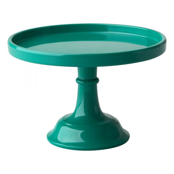 Melamin XS Cake Stand in Dark Green von Rice