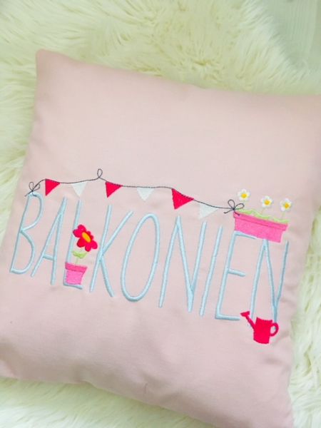 Kissen - Balkonien (rosa)