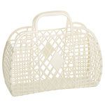 Sun Jellies - White Retro Basket / L
