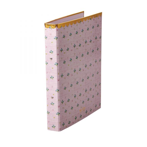 Ordner DIN A 4 Pink mit Flower print