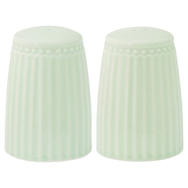 Salt&peber set Alice pale green von GreenGate