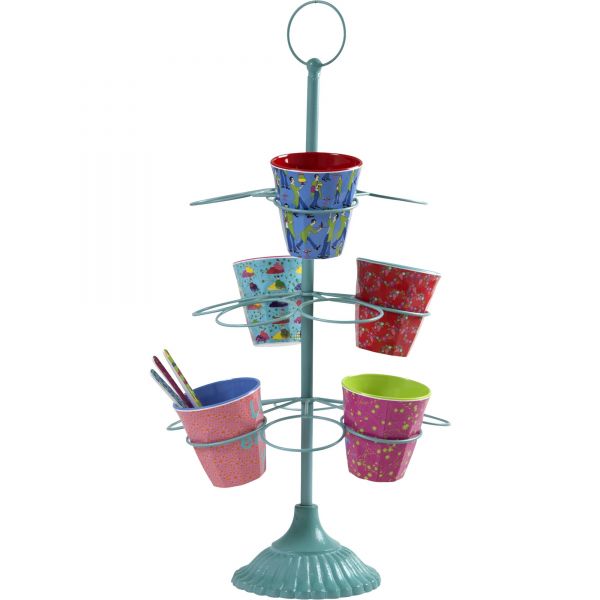 Becherhalter für 15 Cup`s in mint von Rice