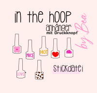 IN THE HOOP "Anhänger mit Druckknopf" IN THE HOOP "Anhänger mit Druckknopf"