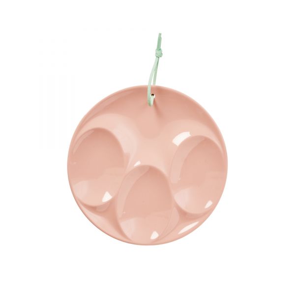 Melamin Spoos Rest (Ablage für Löffel) in rosa von Rice