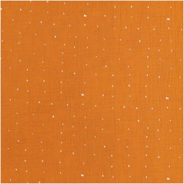 Krinkelmusselin von Rico Design Braun mit gold stippen