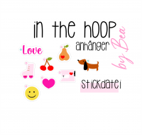 Stickdatei - "IN THE HOOP - Anhänger" Stickdatei - "IN THE HOOP - Anhänger"