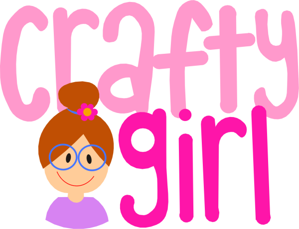 Postkarte - crafty girl