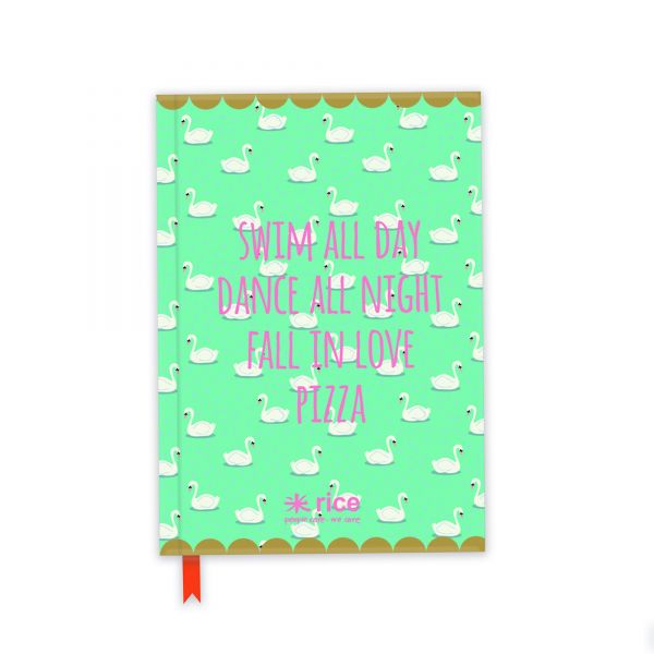 A5 Notizbuch Swim al Day... von Rice