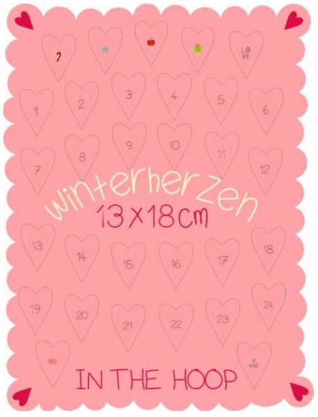Winterherzen 13x18