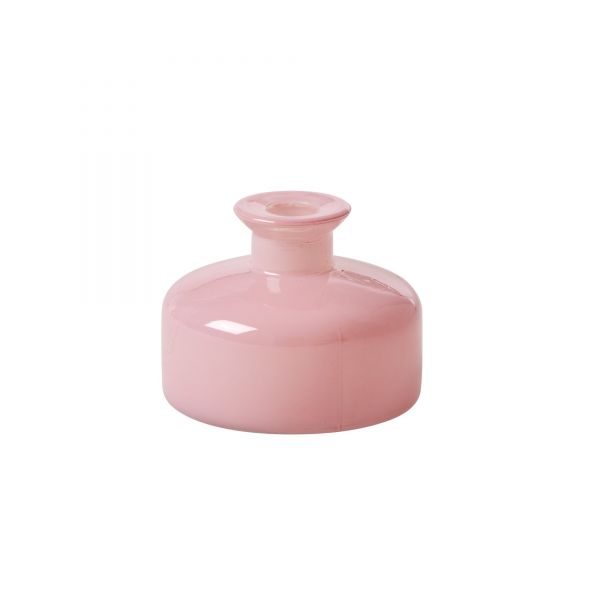 Vase aus Glas in Soft Pink von Rice