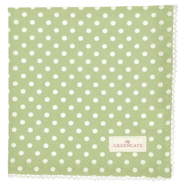 Stoffserviette Spot green von GreenGate