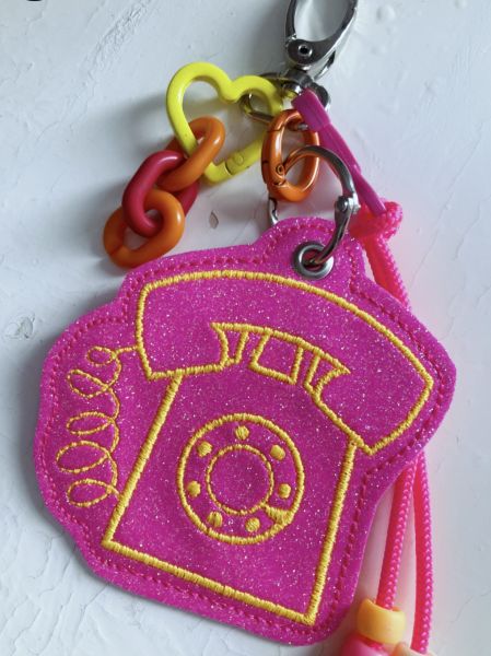 Bag Charm - mit Telefon