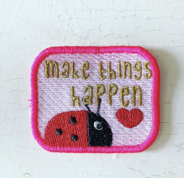 Bügel Patches - `make things happen`