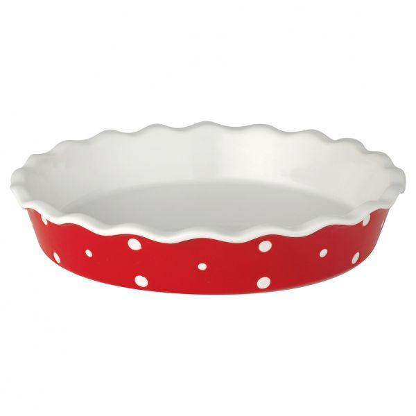 Pie dish Dot red von GreenGate