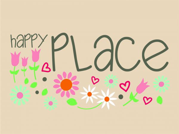 Postkarte - HAPPY PLACE