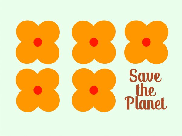 Postkarte - Save the Planet