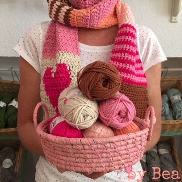 Materialset - Maschenpäckchen Schal by Bea