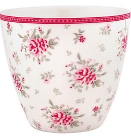 Latte cup Flora White von GreenGate