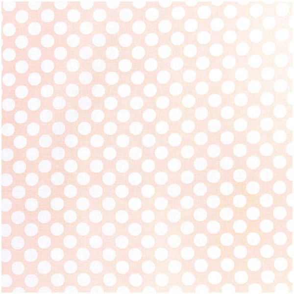 Baumwollstoff von Rico Design - Punkte (apricot)