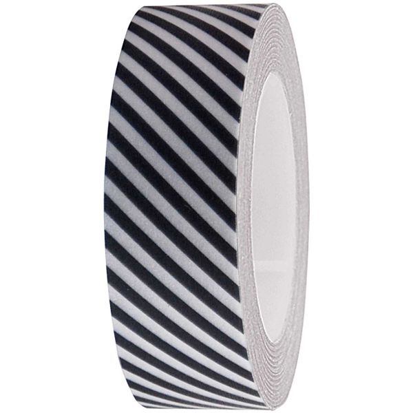 Tape - weiss-grau gestreift