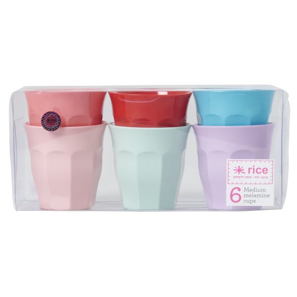 Melamin Becher Set extraordinary colors von Rice