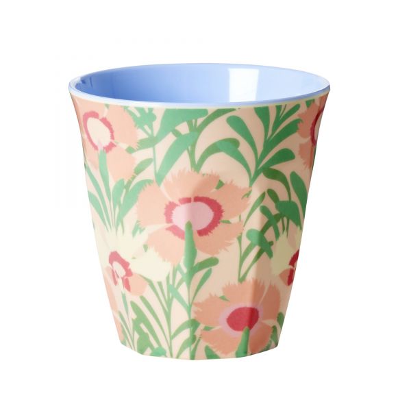 Melamin Becher Vintage Floral - print von Rice