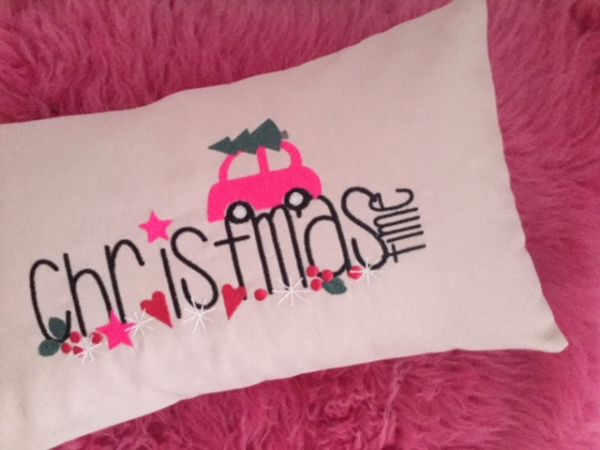Kissen - Happy Holidays 25x45 cm