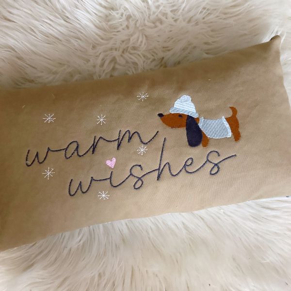 Kissen - warm wishes