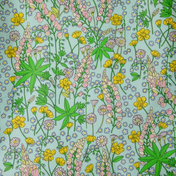 Wachstuch Mint Lupin von Rice