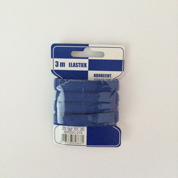 Gummiband - blau - 3 m