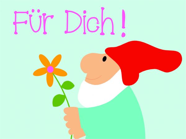 Postkarte - Für Dich!