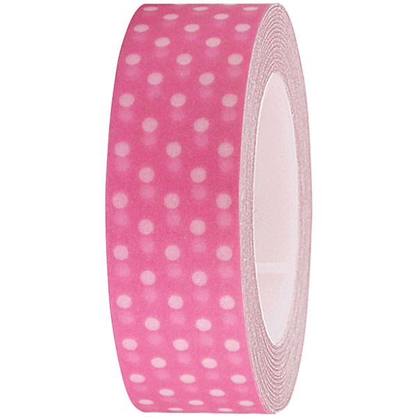Tape - rosa mit weissen punkten