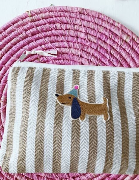 Etui mit Party Dackel